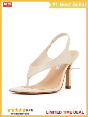 Women's Leather Stiletto Heeled Sandals Open Toe Slip On Single Strap Dressy